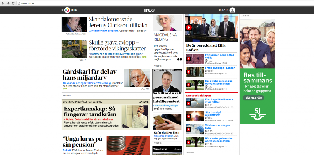 sponsrat innehåll Zendium, content marketing, DN